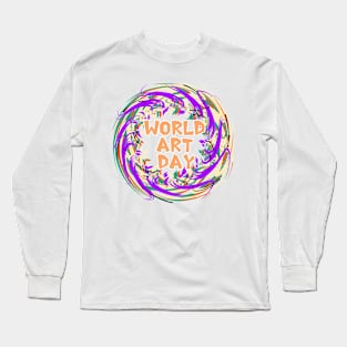 world art day Long Sleeve T-Shirt